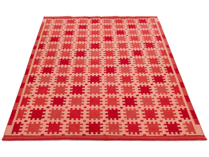 Modern Swedish Wool Rug 9 X 12