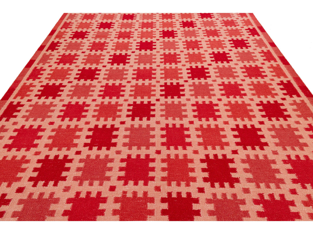 Modern Swedish Wool Rug 9 X 12