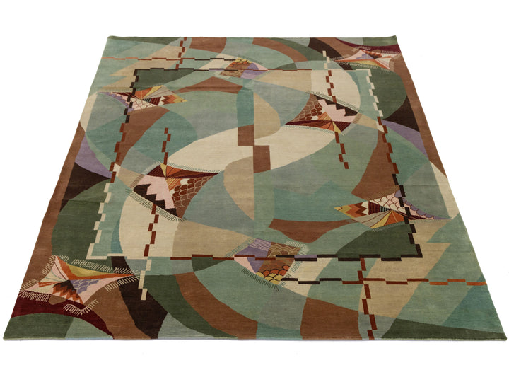 Modern Art Deco Rug 9 X 12