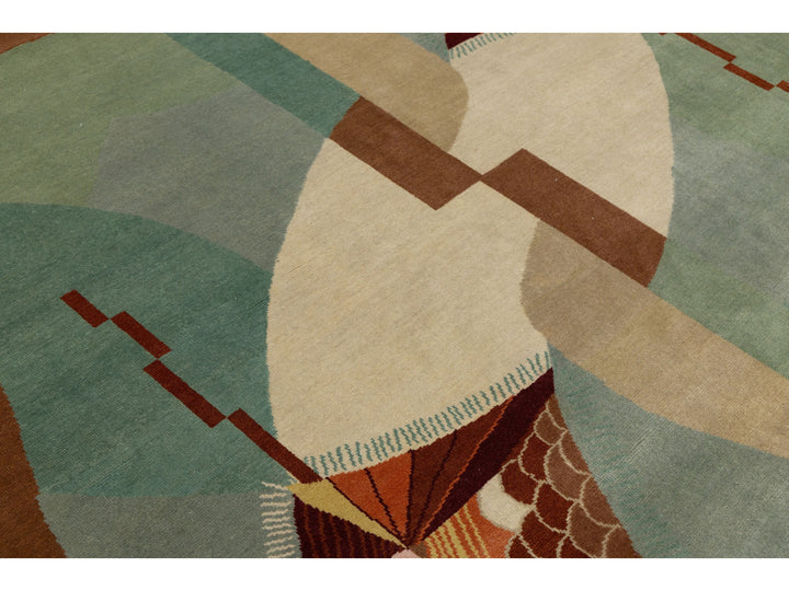Modern Art Deco Rug 9 X 12