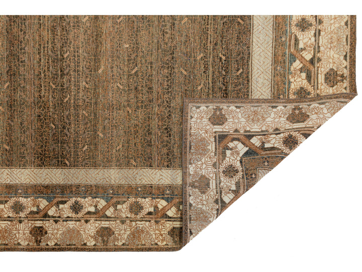 Modern Khotan Wool Rug 9 X 12