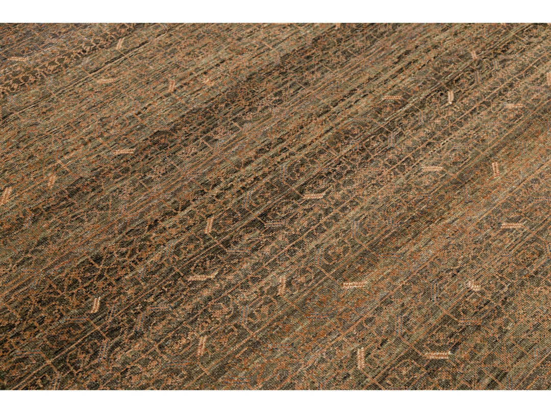 Modern Khotan Wool Rug 9 X 12