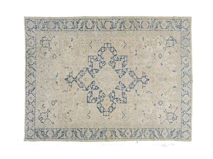 Antique Serapi Wool Rug 9 X 12