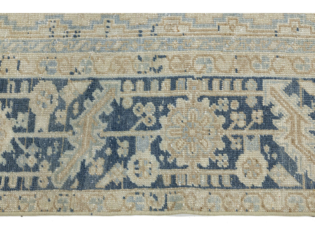 Antique Serapi Wool Rug 9 X 12