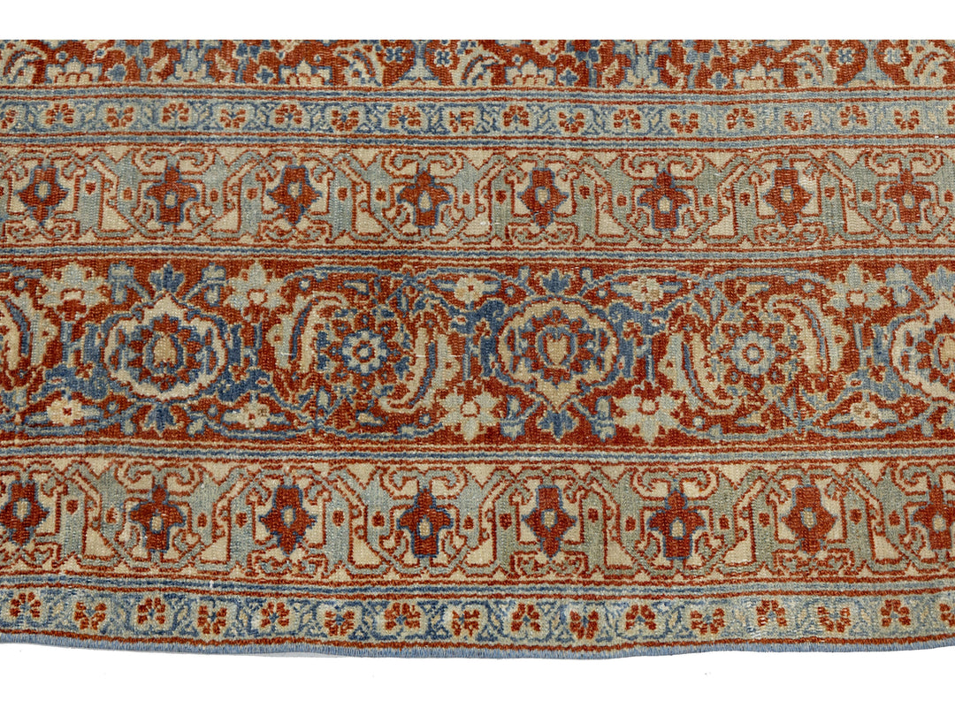 Antique Tabriz Wool Rug 10 X 13