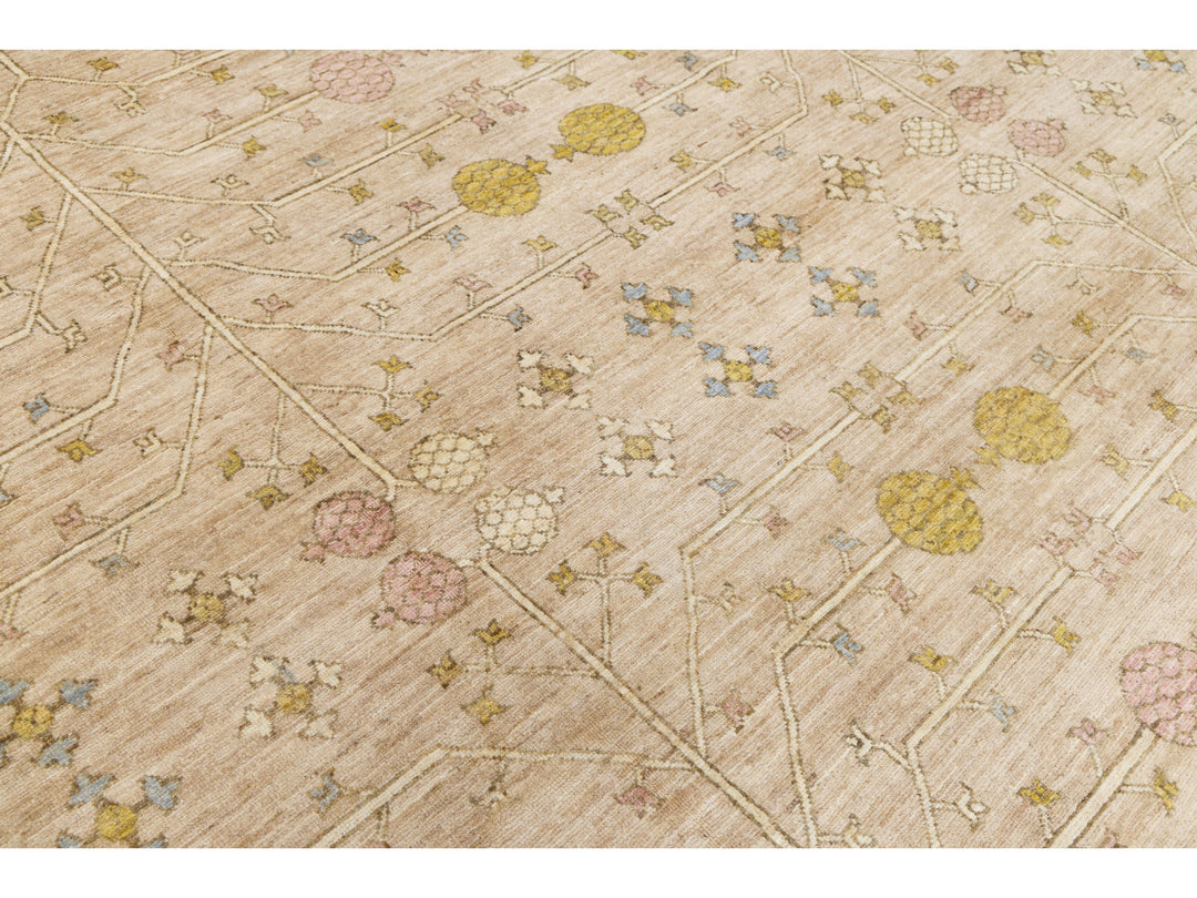 Modern Khotan Wool Rug 12 X 15