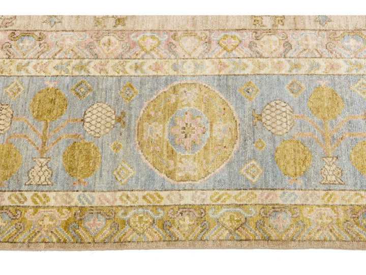 Modern Khotan Wool Rug 12 X 15