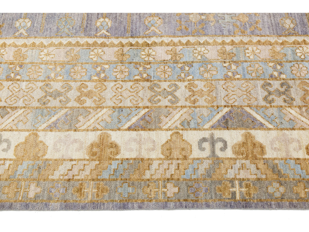 Modern Khotan Wool Rug 12 X 17