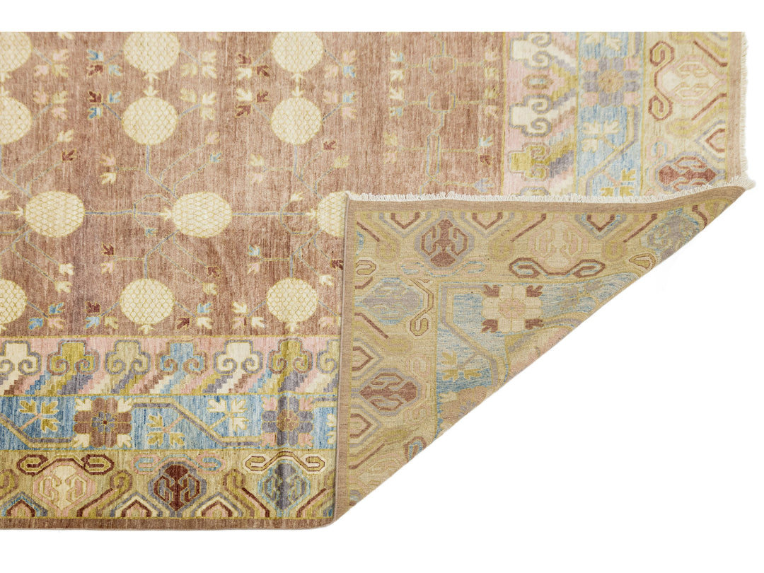 Modern Khotan Wool Rug 12 X 20