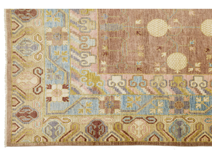 Modern Khotan Wool Rug 12 X 20