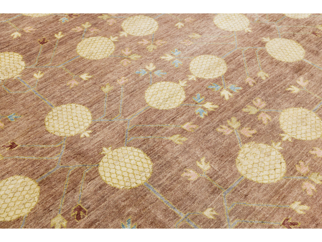 Modern Khotan Wool Rug 12 X 20