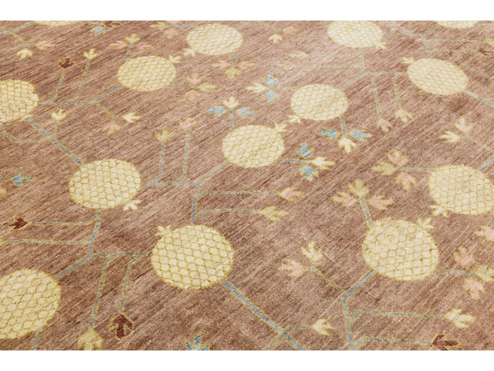 Modern Khotan Wool Rug 12 X 20