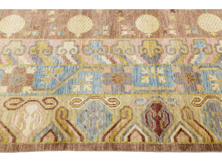 Modern Khotan Wool Rug 12 X 20