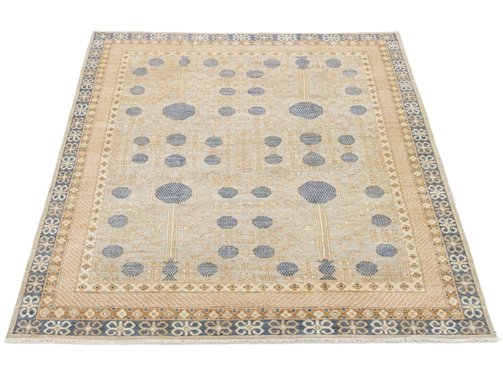 Modern Khotan Wool Rug 9 X 12