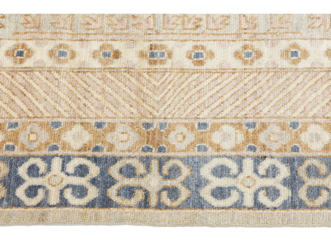 Modern Khotan Wool Rug 9 X 12