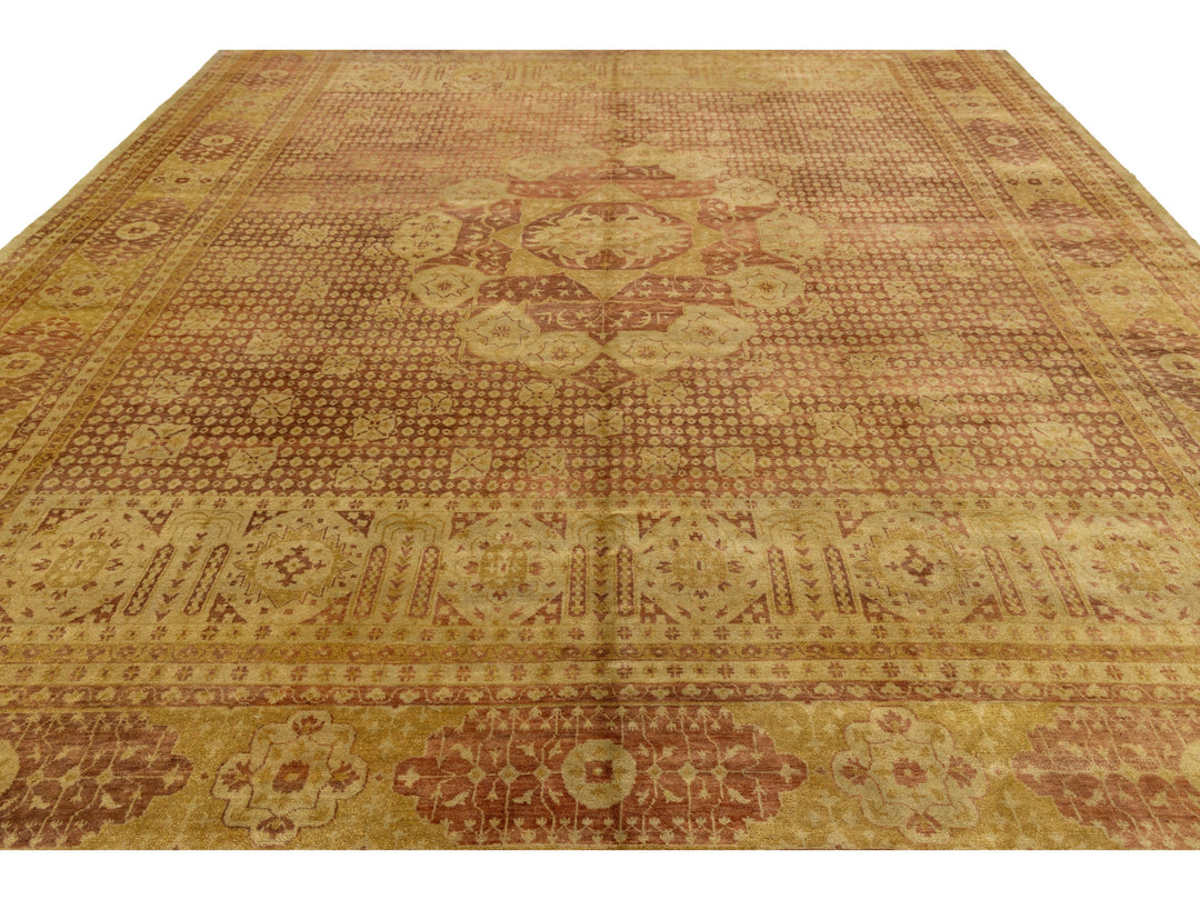 Transitional Oushak Wool Rug 12 X 15