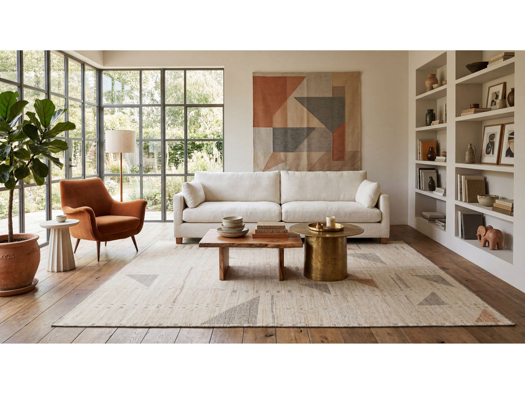 Modern Moroccan Wool Rug 10 X 14