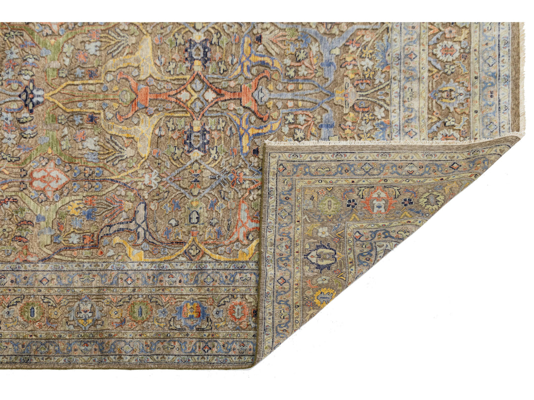 Modern Bidjar Wool Rug 9 X 12