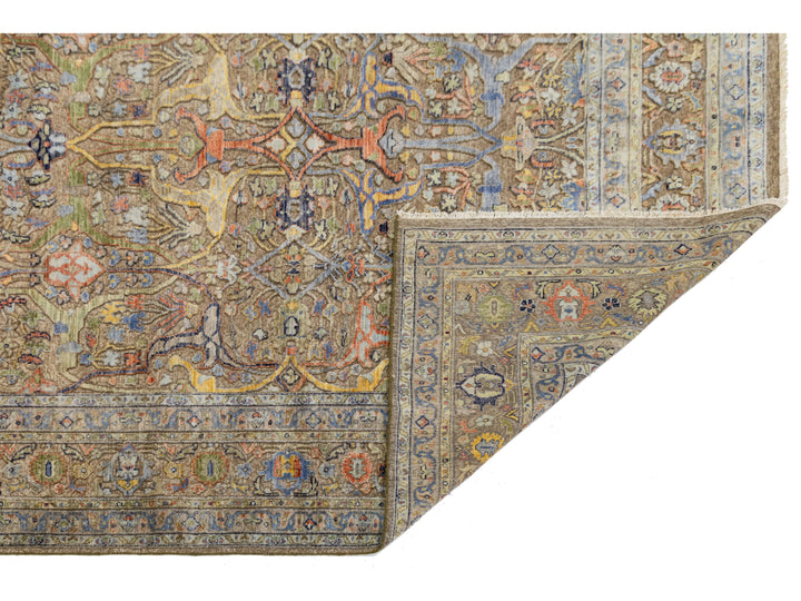 Modern Bidjar Wool Rug 9 X 12