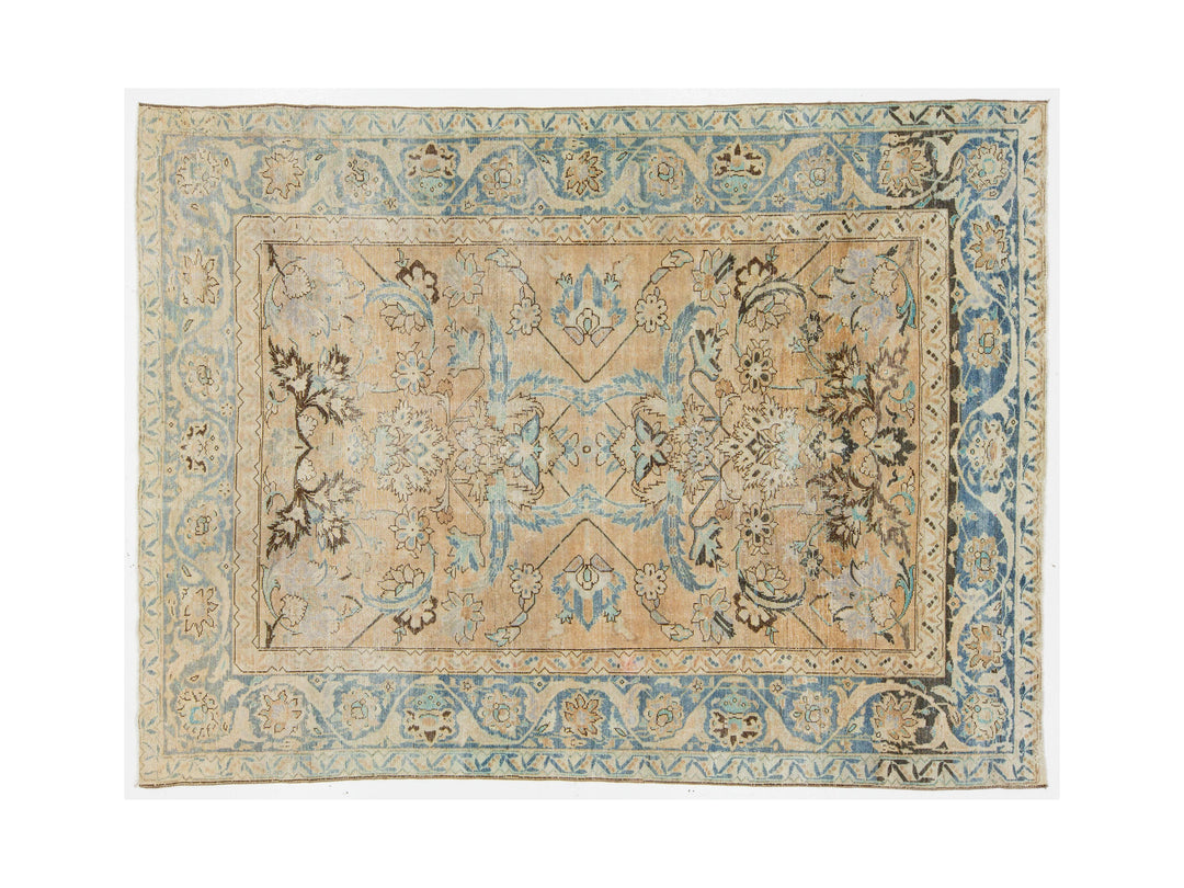 Antique Malayer Wool Rug 7 X 9