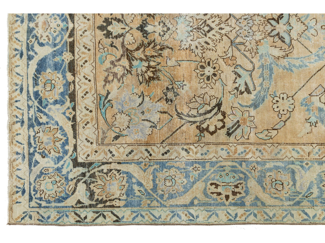Antique Malayer Wool Rug 7 X 9