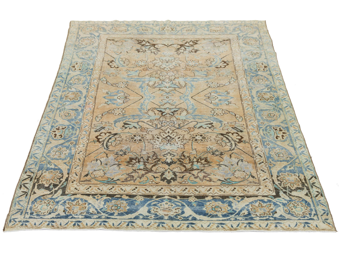 Antique Malayer Wool Rug 7 X 9