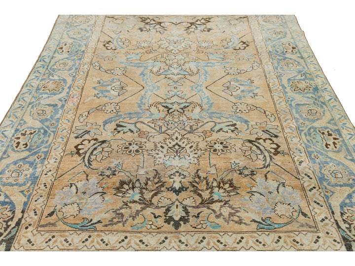 Antique Malayer Wool Rug 7 X 9