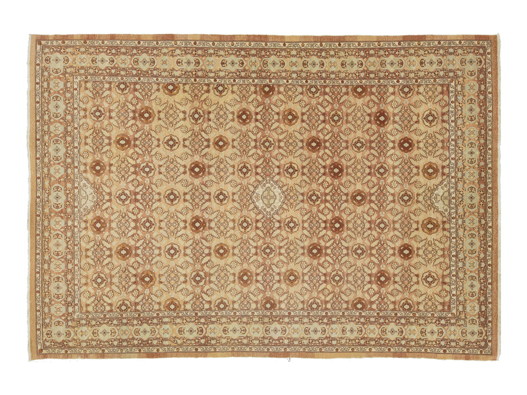 Vintage Agra Wool Rug 10 X 14