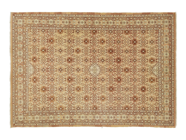 Vintage Agra Wool Rug 10 X 14