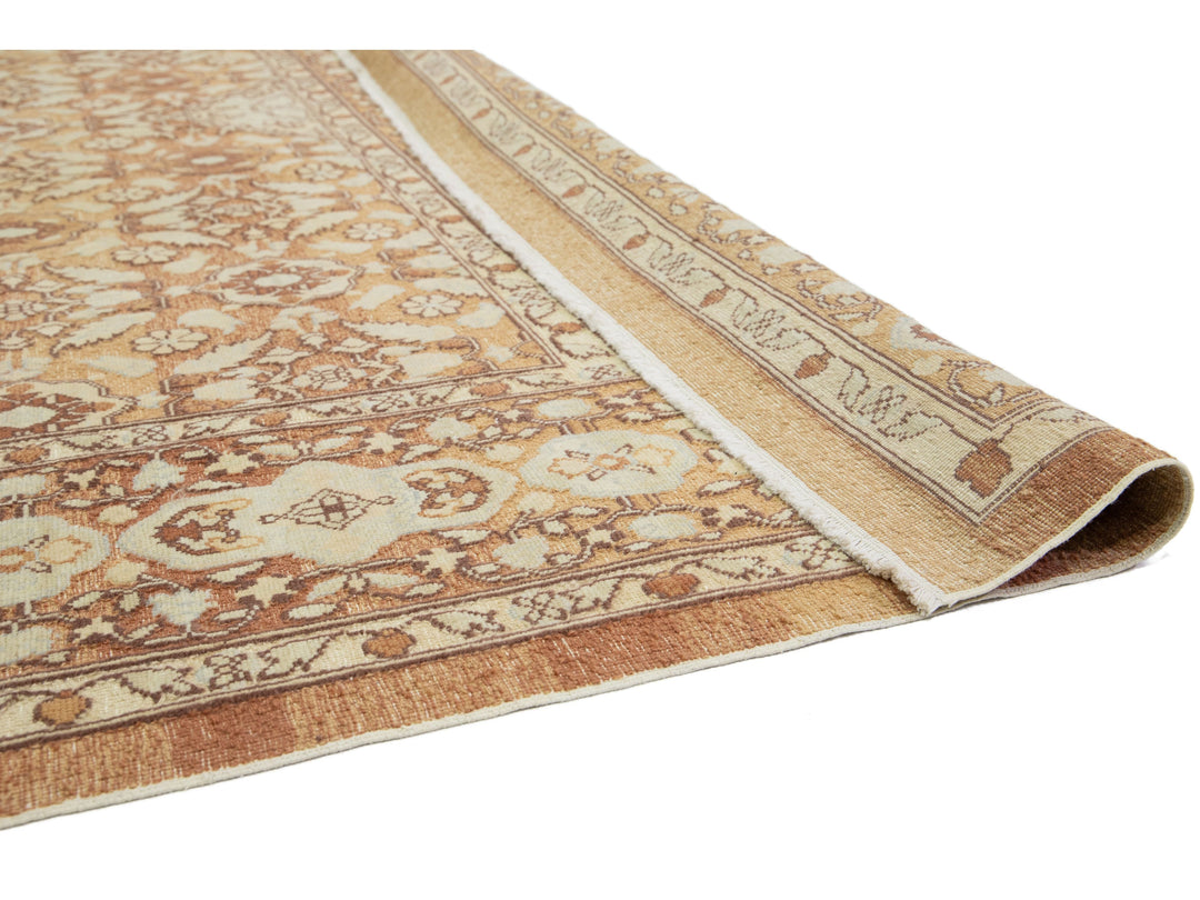 Vintage Agra Wool Rug 10 X 14