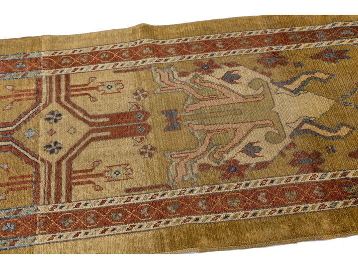 Vintage Bakshaish Wool Runner 3 X 9