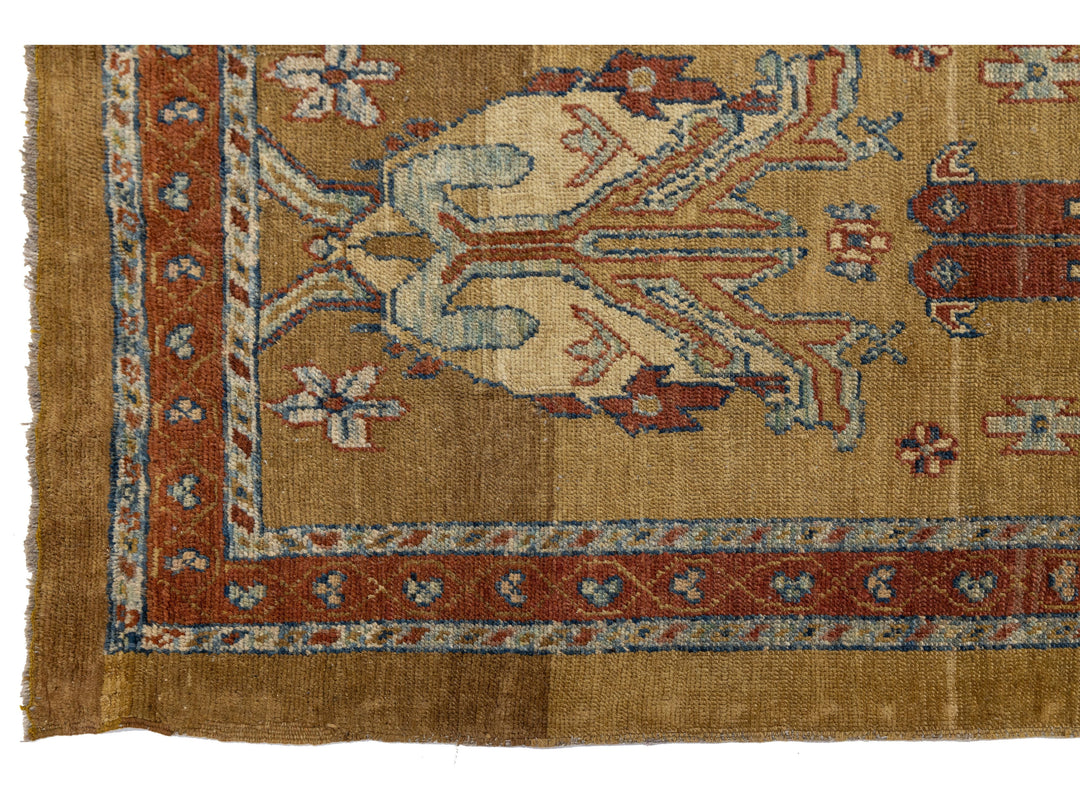 Vintage Bakshaish Wool Runner 3 X 9