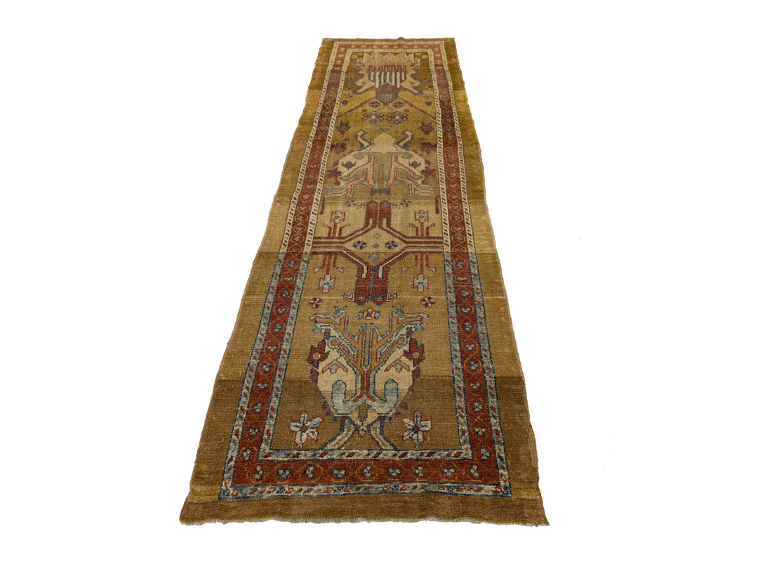 Vintage Bakshaish Wool Runner 3 X 9