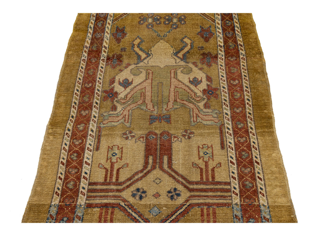 Vintage Bakshaish Wool Runner 3 X 9