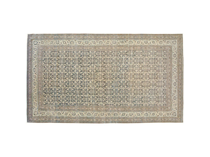 Antique Tabriz Wool Rug 13 X 23