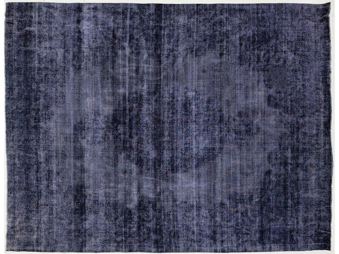 Vintage Overdyed Wool Rug 11 X 15