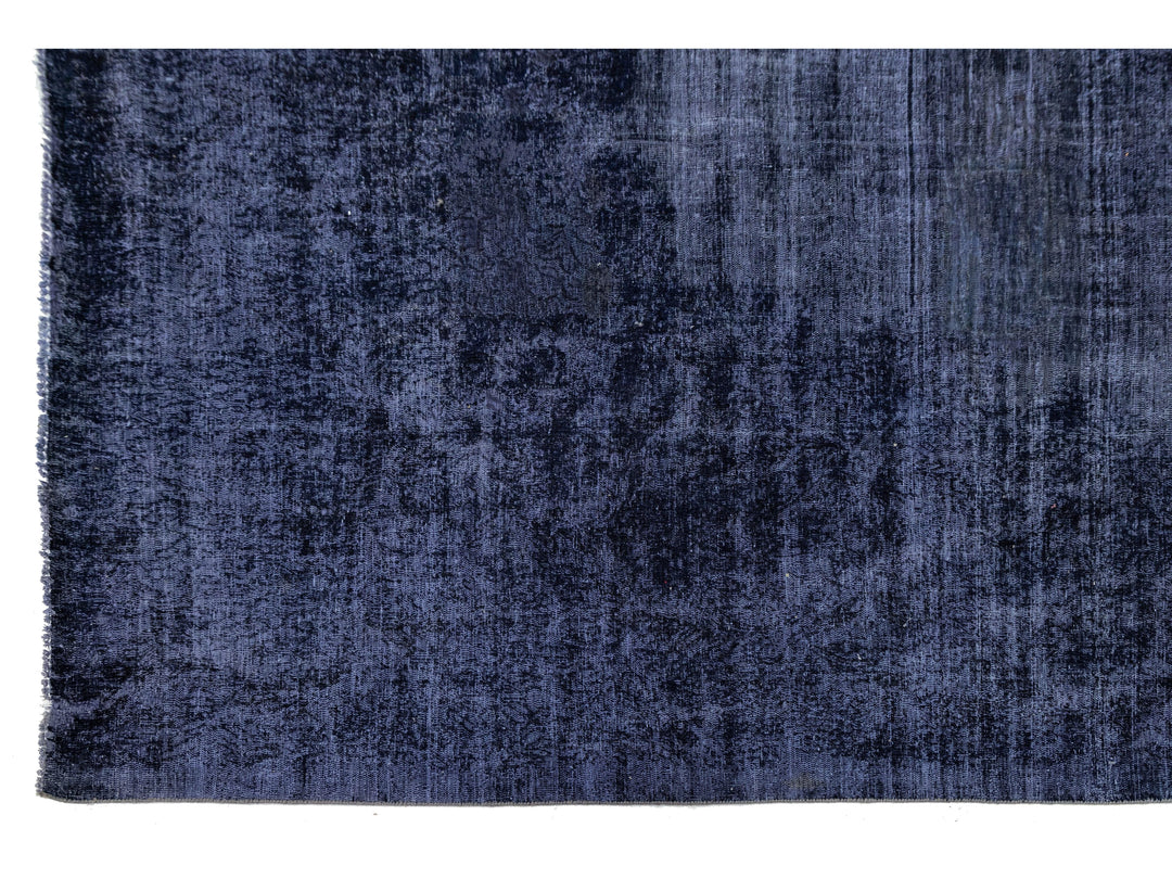Vintage Overdyed Wool Rug 11 X 15