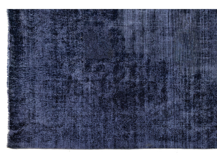 Vintage Overdyed Wool Rug 11 X 15