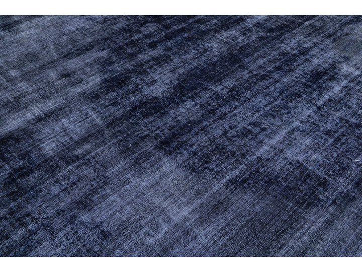 Vintage Overdyed Wool Rug 11 X 15