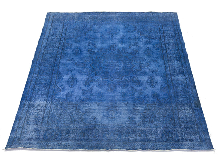 Vintage Overdyed Wool Rug 10 X 13
