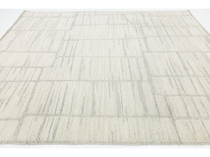 Modern Moroccan Wool Rug 8 X 10