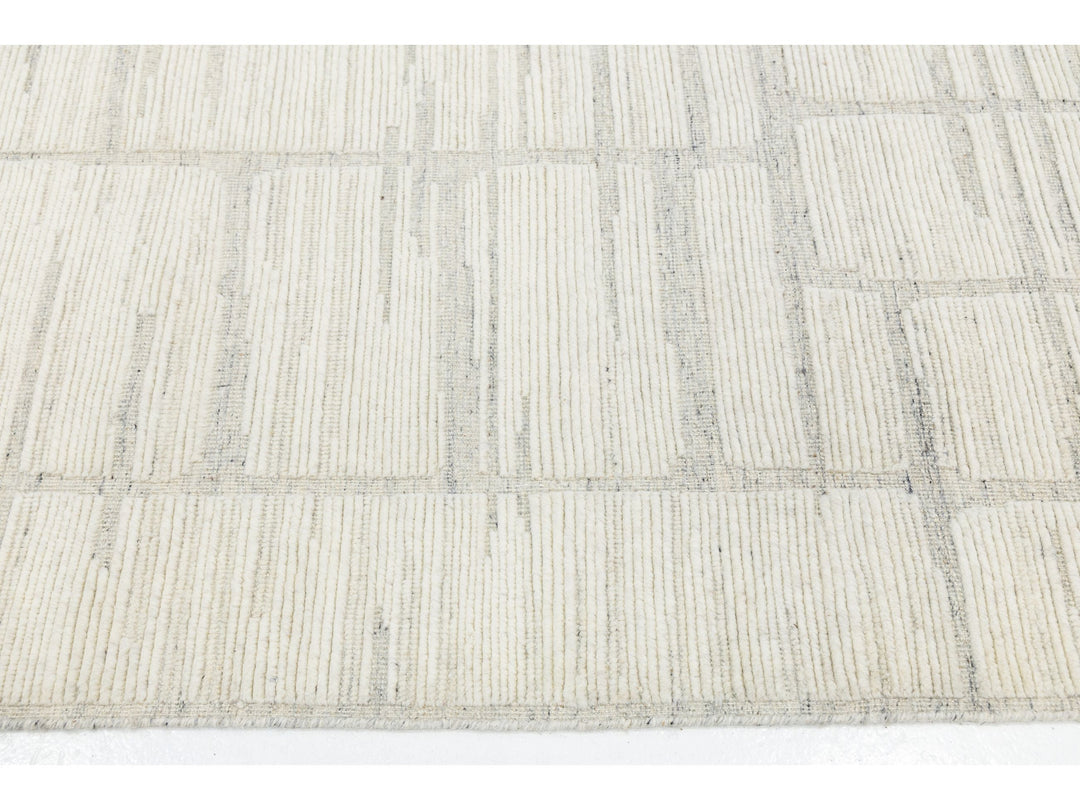 Modern Moroccan Wool Rug 8 X 10