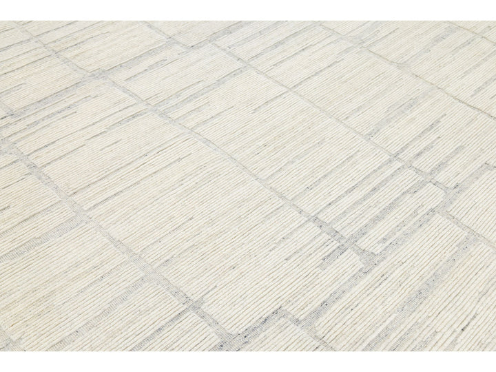 Modern Moroccan Wool Rug 8 X 10