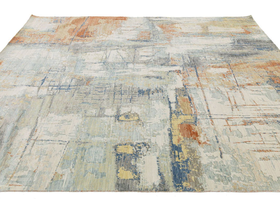 Modern Wool Rug 8 X 10