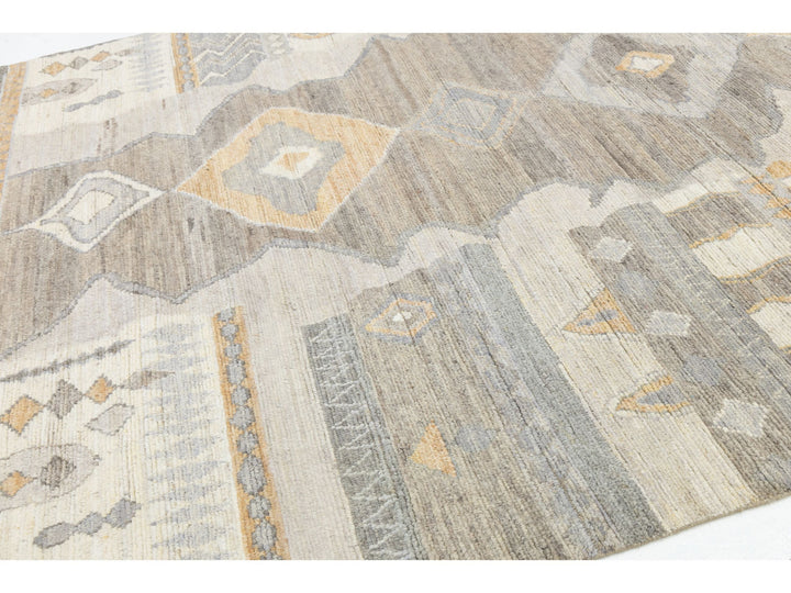 Modern Moroccan Wool Rug 8 X 10