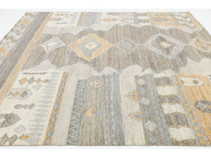 Modern Moroccan Wool Rug 8 X 10