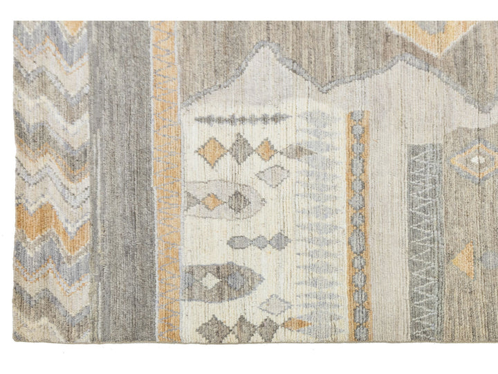 Modern Moroccan Wool Rug 8 X 10
