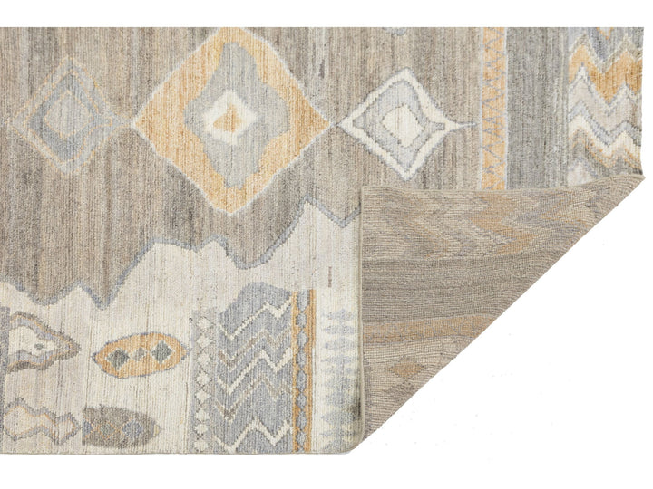 Modern Moroccan Wool Rug 8 X 10
