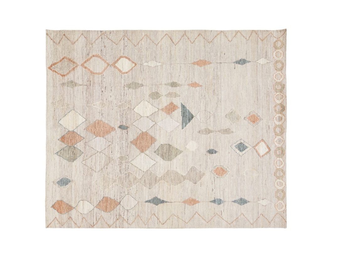 Modern Moroccan Wool Rug 8 X 10