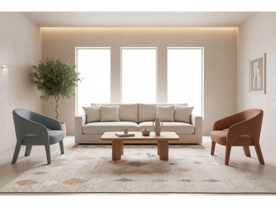 Modern Moroccan Wool Rug 8 X 10